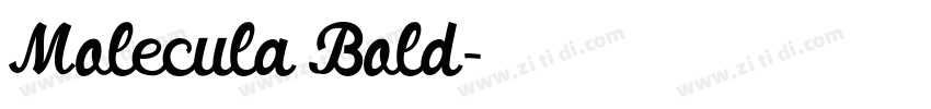 Molecula Bold字体转换
